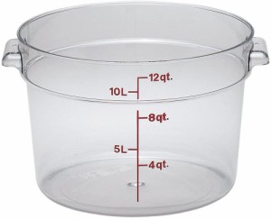 CAMBRO(キャンブロ) 丸型フードコンテナー RFSCW12 (11.4L)