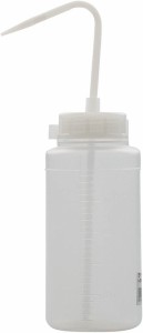 （まとめ買い）サンプラテック 丸型洗浄瓶(広口)500ml 2118 〔×5〕