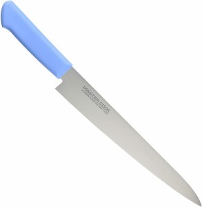 片岡製作所 マスターコック 抗菌カラー包丁 MCSK-270 筋引き包丁 27cm ブルー
