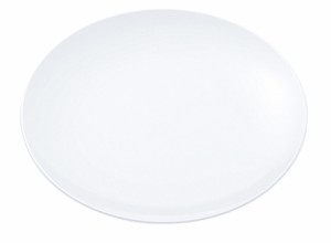 （まとめ買い）エンテック メラミン食器 白 ライス皿 メタ型 No.32B白 〔×5〕