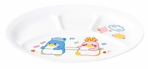 （まとめ買い）エンテック お子様食器 ベンアンドベティー 小判ランチ皿大 BB-11 〔×3〕