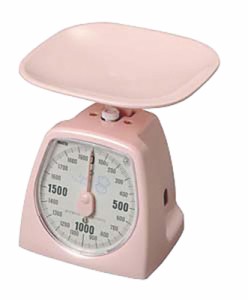 タニタ アナログクッキングスケール #1437 タニハンド 1kg ピンク