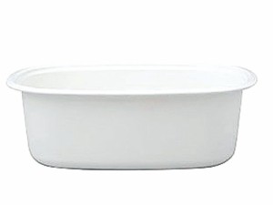 野田琺瑯 White Series 楕円型洗い桶 WA-O
