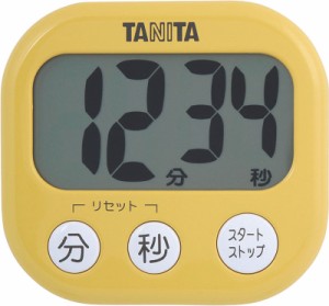 タニタ TD-384 デジタルタイマー でか見えタイマー マンゴーイエロー