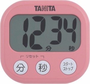 タニタ TD-384 デジタルタイマー でか見えタイマー フランボワーズピンク