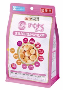 （まとめ買い）デビフペット アニウェル aniwell 子犬すくすくボーロ 60g 犬用おやつ 〔×8〕