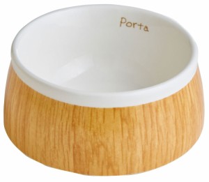 ペティオ Porta 木目調 陶器食器 Mサイズ ペット用品