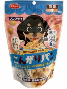 （まとめ買い）スマック こんがりパン ミルク味 60g 犬用おやつ 〔×14〕