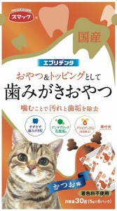 （まとめ買い）スマック エブリデンタ猫用かつお味 30g 猫用おやつ 〔×16〕