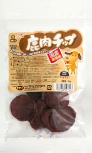 （まとめ買い）マルジョー&ウエフク 国産 鹿肉チップ 20g 犬用おやつ 〔×15〕