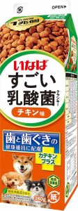 いなばペットフード すごい乳酸菌クランキー牛乳パック チキン味 380g 犬用フード