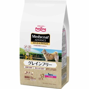 ペットライン メディコートアドバンス グレインフリー 1歳から チキン味 2kg(500g×4) 犬用フード