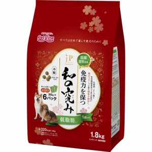 （まとめ買い）ペットライン JPスタイル和の究み 小粒 低脂肪 1歳から 1.8kg(300g×6) 犬用フード 〔×3〕