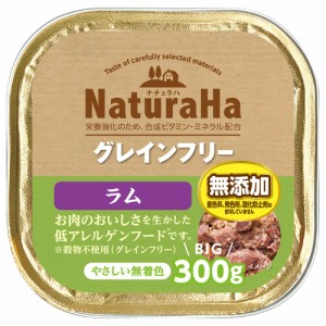 （まとめ買い）サンライズ ナチュラハ グレインフリー ラム 300g 犬用フード 〔×12〕