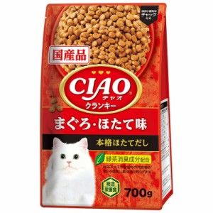 いなばペットフード CIAOクランキー まぐろ・ほたて味 本格ほたてだし 700g 猫用フード