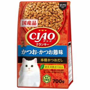 いなばペットフード CIAOクランキー かつお・かつお節味 本格かつおだし 700g 猫用フード