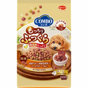 日本ペットフード コンボ ドッグ もっちりふっくら 国産チキン・しっとりビーフ添え 600g(100g×6) 犬用フード