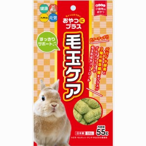 （まとめ買い）ハイペット おやつにプラス 毛玉ケア 55g 小動物用フード 〔×12〕