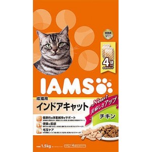 マース アイムス 成猫用 インドアキャット チキン 1.5kg 猫用フード