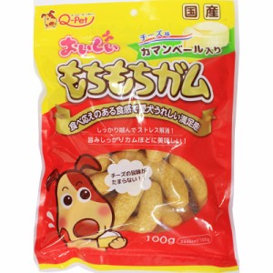 （まとめ買い）九州ペットフード おいしいもちもちガム チーズ味 カマンベール入り 100g 犬用おやつ 〔×15〕