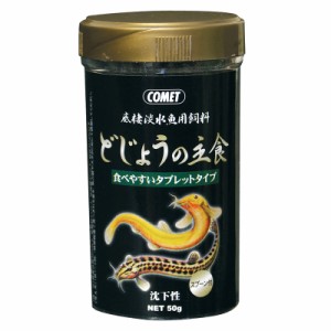 （まとめ買い）イトスイ コメット 底棲淡水魚用飼料 どじょうの主食 沈下性 50g 観賞魚用フード 〔×10〕