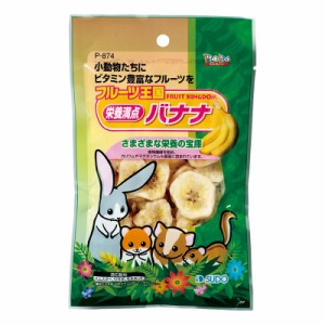 （まとめ買い）スドー フルーツ王国 栄養満点バナナ 75g 小動物用フード 〔×10〕