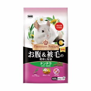 （まとめ買い）イースター プレミアムレシピ チンチラ お腹＆被毛の健康に配慮 600g 小動物用フード 〔×3〕