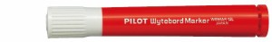 （まとめ買い）パイロット ホワイトボードマーカー 補充タイプ 中字・大型 レッド WBMAR-12L-R 〔10本セット〕