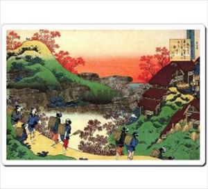 【メール便発送】浮世絵マウスパッド 4002 葛飾北斎 猿丸大夫 Japan Ukiyoe MousePad