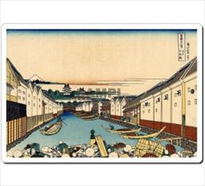 【メール便発送】浮世絵マウスパッド 4004 葛飾北斎 江戸日本橋 Japan Ukiyoe MousePad