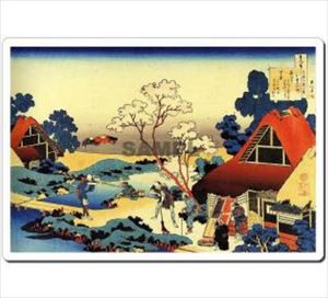 【メール便発送】浮世絵マウスパッド 4009 葛飾北斎 小野小町 Japan Ukiyoe MousePad