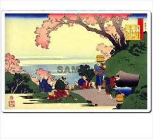 【メール便発送】浮世絵マウスパッド 4017 葛飾北斎 前権中納言匡房 Japan Ukiyoe MousePad