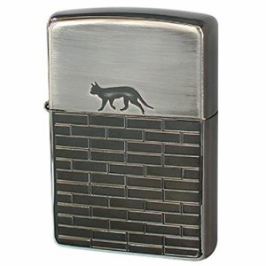 Zippo(ジッポ) オイル ライター NO200 キャットウォーク ブラックニッケル 2BN-CATW