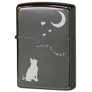 Zippo(ジッポ) オイルライター 2CAT ブラックニッケルA 2CAT-BNA