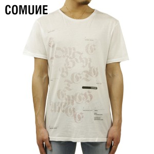 コミューン Tシャツ メンズ 正規販売店 COMUNE 半袖Tシャツ クルーネックTシャツ FETTE CM-T10151