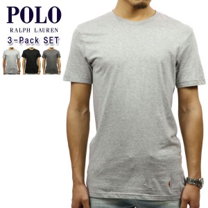 ポロ ラルフローレン Tシャツ 正規品 POLO RALPH LAUREN 半袖Tシャツ アンダーウェア 3 PACK P3 CLASSIF FIT CREWS T 父の日 プレゼント 