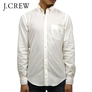 ジェイクルー シャツ メンズ 正規品 J.CREW 長袖シャツ ボタンダウンシャツ B.D SHIRT ホワイト D15S25