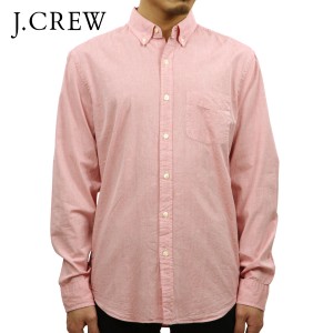 ジェイクルー シャツ メンズ 正規品 J.CREW 長袖シャツ ボタンダウンシャツ SUNWASHED OXFORD SHIRT PINK D20S30