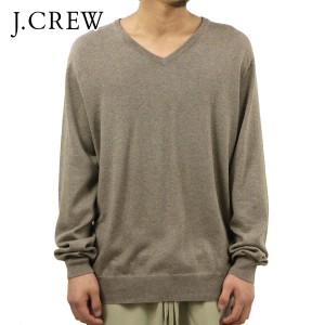 40%OFFクーポンセール 【利用期間 6/3 0:00〜6/3 23:59】 ジェイクルー セーター メンズ 正規品 J.CREW Vネックセーター ライトブラウン 