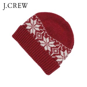 ジェイクルー J.CREW 正規品 ニットキャップ 帽子 レッド D35S45