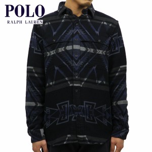 ポロ ラルフローレン シャツ メンズ 正規品 POLO RALPH LAUREN 長袖シャツ ワークシャツ Printed Custom Workshirt NAVY D20S30