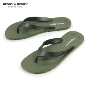 ヘンリーアンドヘンリー HENRY＆HENRY 正規販売店 サンダル フリッパー FRIPPER SANDAL VERDE (GREEN) 10 父の日 プレゼント ラッピング