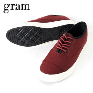 グラム GRAM シューズ スニーカー 352G burgundy cordura nylon G-352-3 D15S25