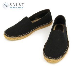 サルヴィ SALVI 正規販売店 シューズ ESPADRILLE SHOES エスパドリーユ シューズ 44-2 NEGRO BLACKの通販