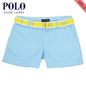 ポロ ラルフローレン キッズ ショートパンツ ガールズ 子供服 正規品 POLO RALPH LAUREN CHILDREN ボトムス Chino Sh 父の日 プレゼント 