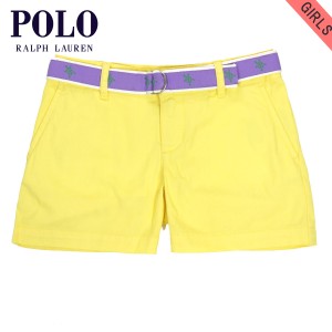 ポロ ラルフローレン キッズ ショートパンツ ガールズ 子供服 正規品 POLO RALPH LAUREN CHILDREN ボトムス Chino Short #18123076 ベル