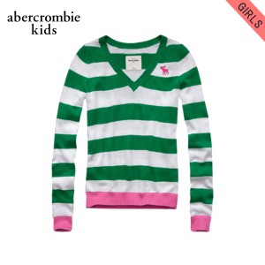 アバクロキッズ セーター ガールズ 子供服 正規品 AbercrombieKids gwen sweater GREEN D20S30