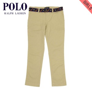 ポロ ラルフローレン キッズ チノパン ガールズ 子供服 正規品 POLO RALPH LAUREN CHILDREN ボトムス Chino Pant #21713606 ベルト付き K