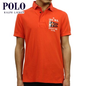 ポロ ラルフローレン ポロシャツ メンズ 正規品 POLO RALPH LAUREN 半袖ポロシャツ Custom Coastal Patrol Polo ORANGE D20S30