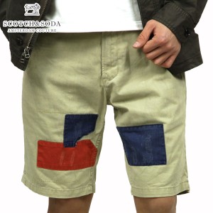 スコッチアンドソーダ ショートパンツ メンズ 正規販売店 SCOTCH＆SODA ボトムス Worked-out cut&sew chino short 81127 A D15S25